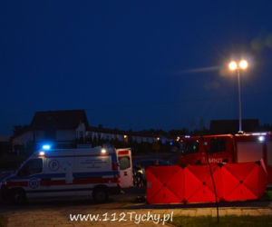 Wypadek motocyklisty w Tychach