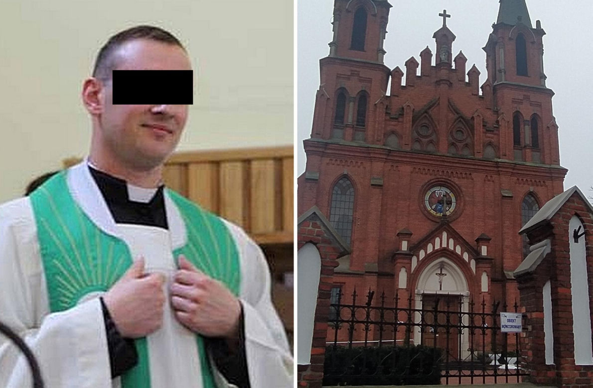 Duchowny z Łosic skazany za zgwałcenie 17-letniej dziewczyny. Bezwzględne więzienie dla młodego księdza
