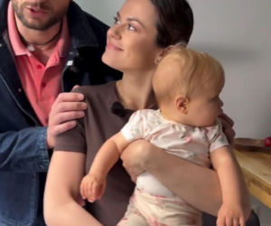 M jak miłość nowy sezon na planie. Kasia (Paulina Lasota), Mariusz (Mateusz Mosiewicz), Zosia
