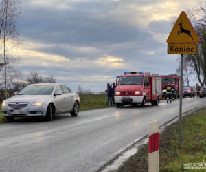 Wypadek na trasie trasie Sikorz - Trzciany! Jedna osoba w szpitalu! [ZDJĘCIA] 