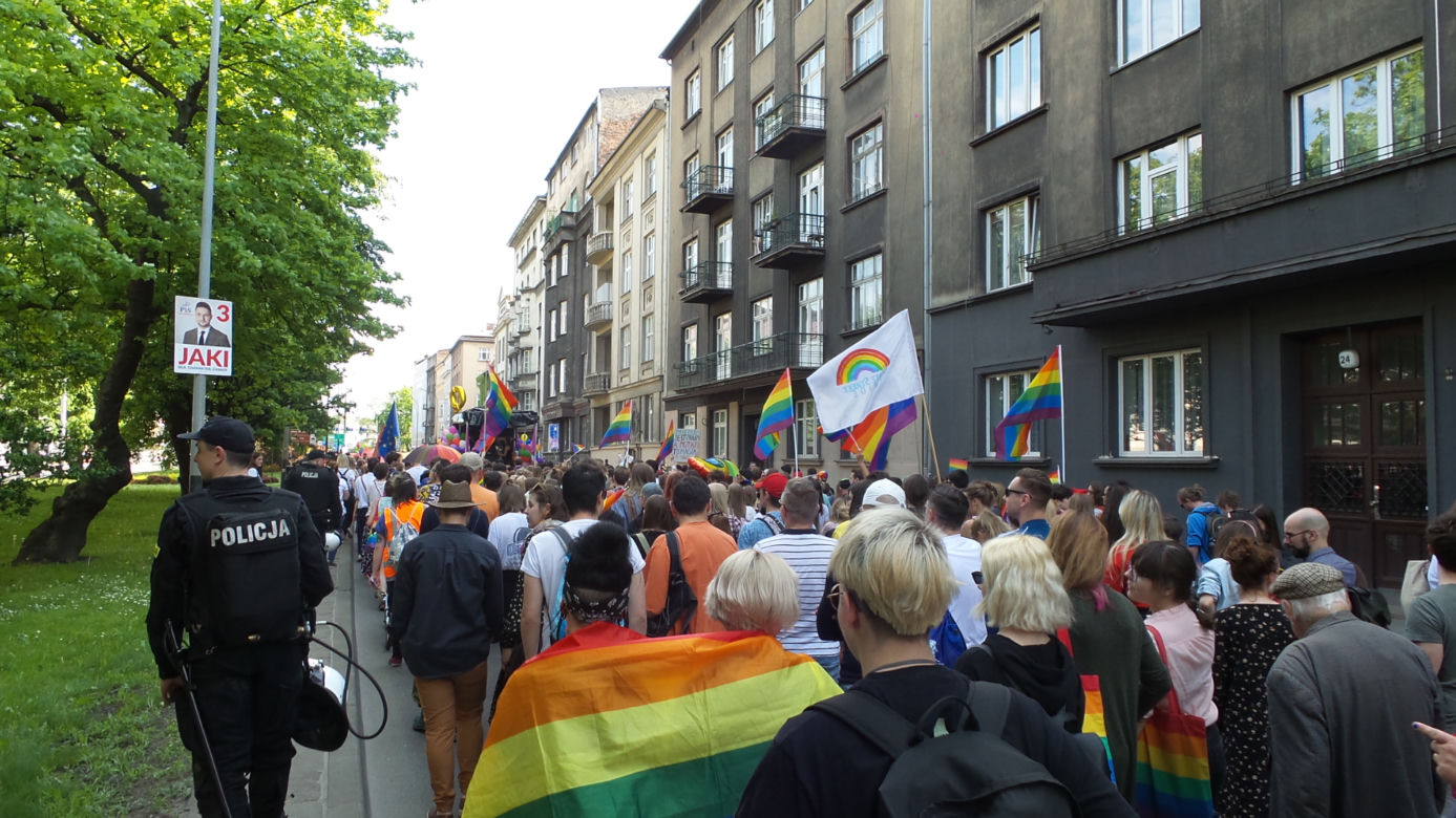 Wielki Marsz Równości przeszedł 18.05.2019 przez Kraków