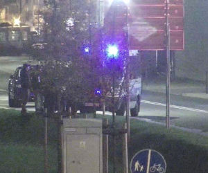Biesiada na torach tramwajowych w Poznaniu