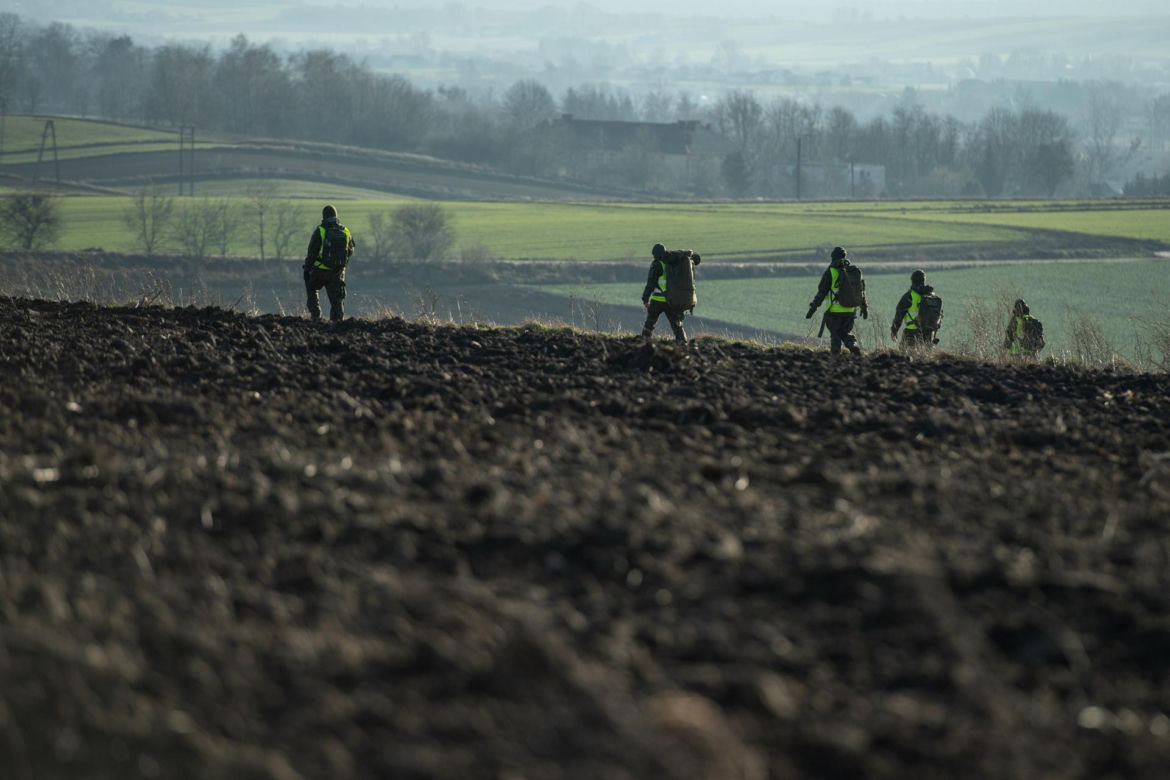 Poszukiwania elementów obiektu latającego