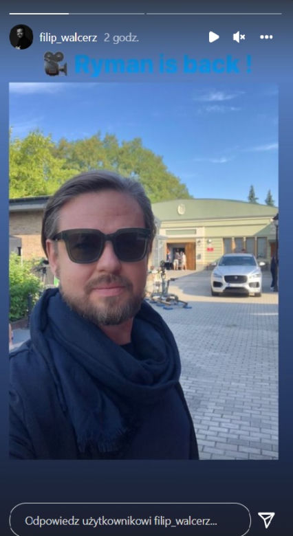 Barwy szczęścia na planie. Ryman (Filip Wałcerz)