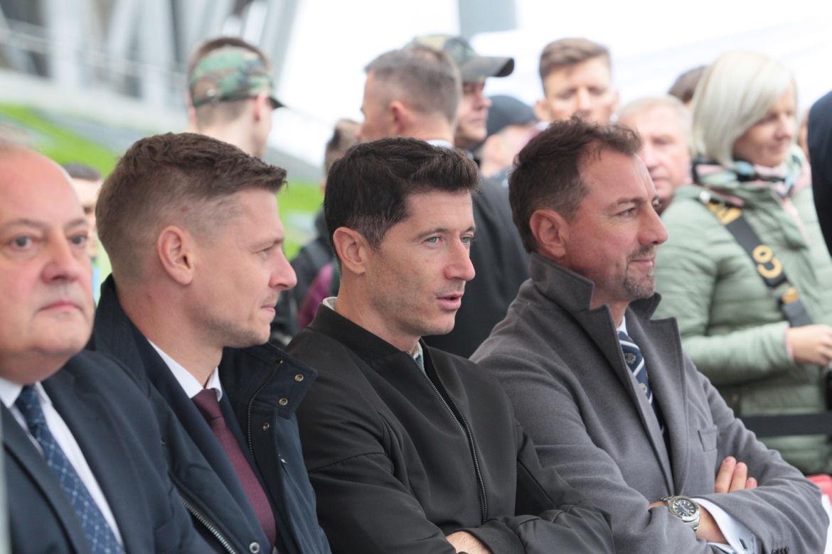 Lewandowski, Dudek i Piszczek na odsłonięciu Alei Gwiazd pod Stadionem Narodowym