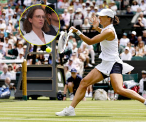 Rodzina Igi Świątek na Wimbledonie