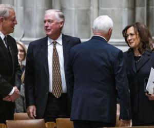 Bush, Biden i Harris wzięli udział w pogrzebie b. wiceprezydenta Dicka Cheneya