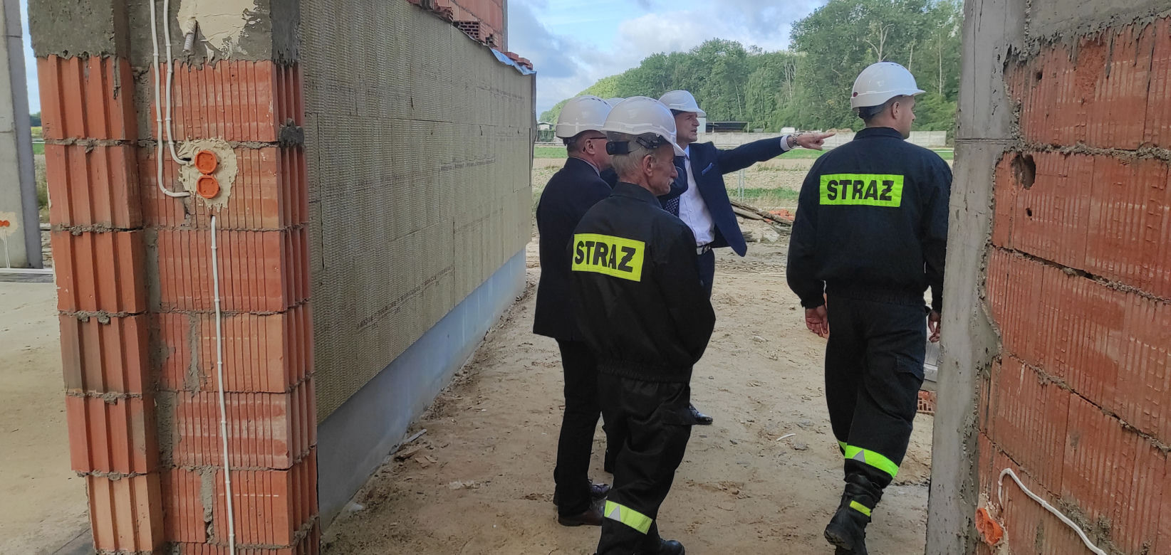 Budowa nowej strażnicy w Kazimierzu Biskupim