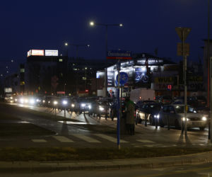 Gigantyczne korki na Ostrobramskiej. Wszystkiemu winien nowy buspas 