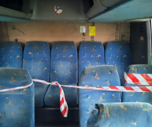 Mława: Autobus bez szyby woził dzieci