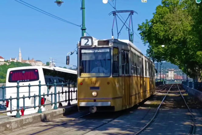 Budapeszt z okien tramwaju
