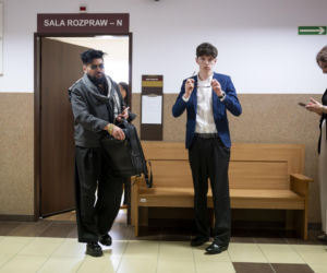 Krzysztof Rutkowski, Aleksander Zych i Natasha Zych w sądzie. Chodzi o alimenty