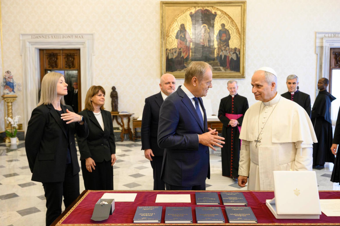 Donald Tusk u papieża Leona XIV