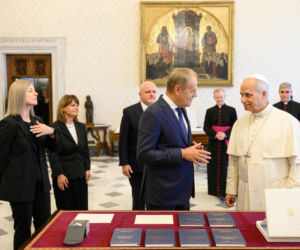 Donald Tusk u papieża Leona XIV