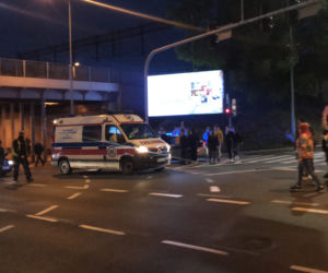 Protest kobiet w Katowicach! Karetka na sygnale jechała wprost na uczestników