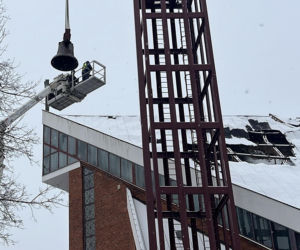 Pożar kościoła na Dziesiątej. Znika charakterystyczna wieża przy ul. Kunickiego