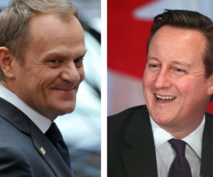 Donald Tusk, David Cameron