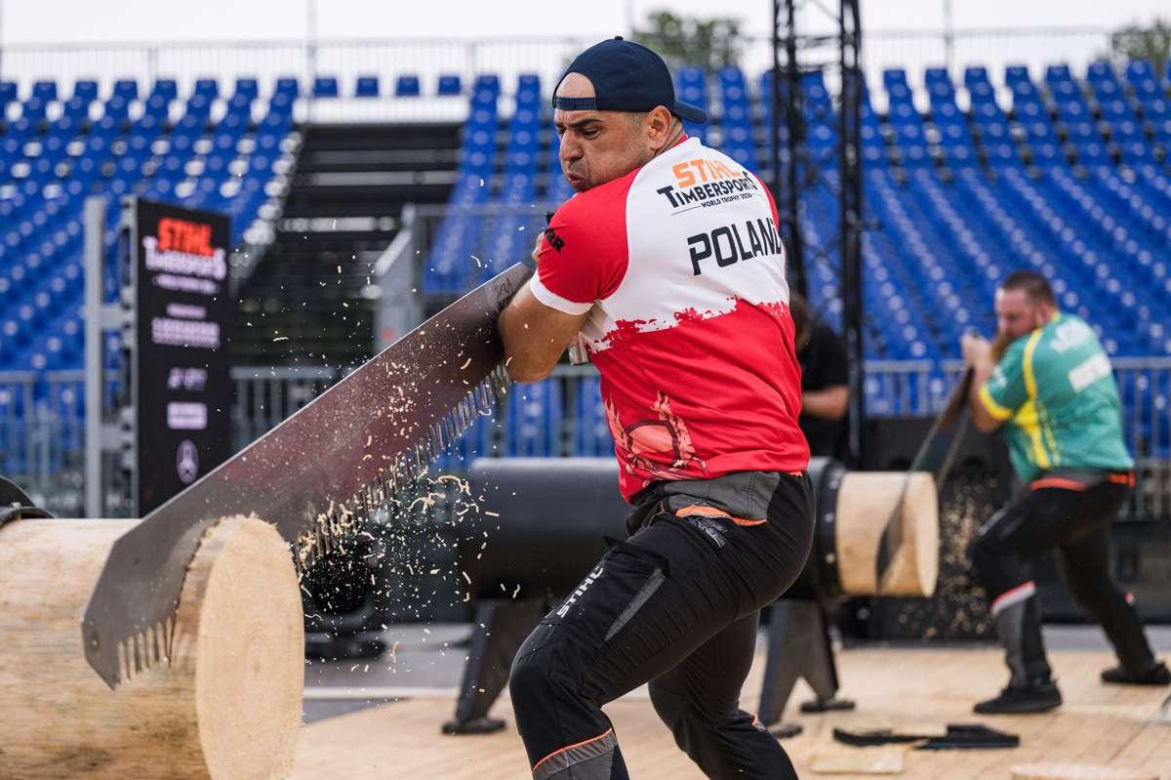 Michał Dubicki, drwal Stihl Timbersports
