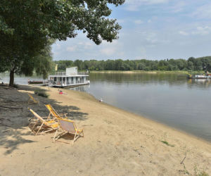 Plaża przy Płycie Desantu Czerniakowskiego