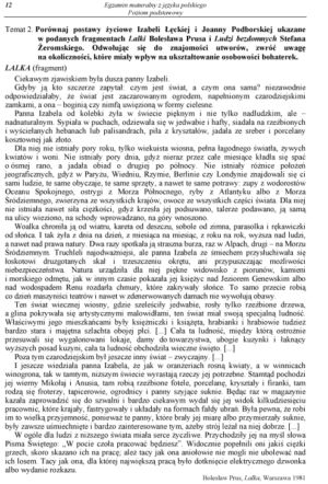 MATURA 2012 POLSKI, poziom PODSTAWOWY 4.05.2012: PYTANIA, TEMATY, ARKUSZE, ODPOWIEDZI