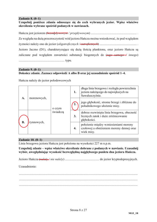 Matura 2020: Geografia - poziom rozszerzony - ODPOWIEDZI 