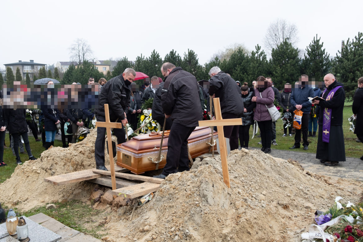 Pogrzeb Janusza motocyklisty