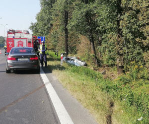 Koszmarny wypadek pod Łodzią. Kierowca stracił przytomność