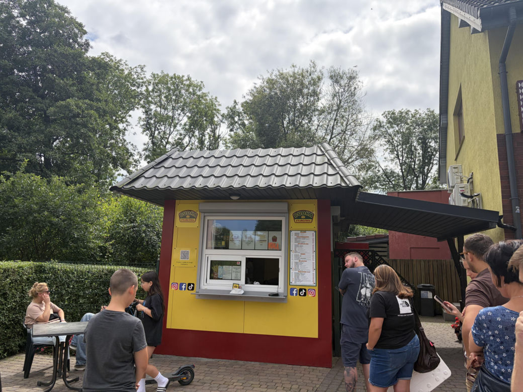Budka Stańczyka w Sławnie po wizycie Książula