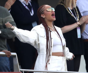 Rihanna na meczu