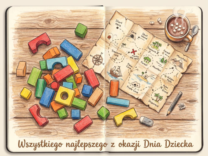 Kartka na Dzień Dziecka dorosłego dziecka