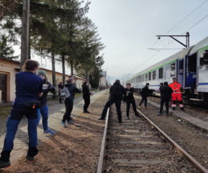 Pociąg z pomocą humanitarną dla Ukraińców