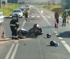 Groźny wypadek w miejscowości Krzewie Wielkie  