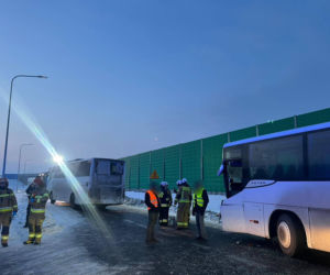 Wypadek w okolicach miejscowości Kroczewo (11.02.2026)