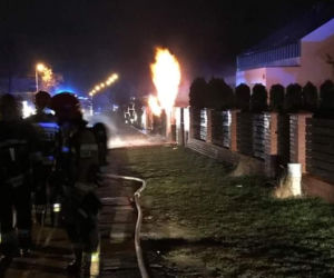 Groźny pożar w Rokietnicy pod Poznaniem