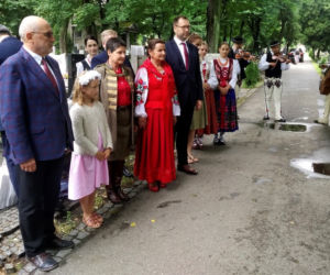 Kilkanaście osób uczestniczyło w tej ceremonii
