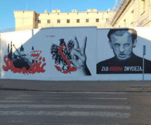 Powstawanie nowego muralu Solidarności w Siedlcach - 28.09.2021