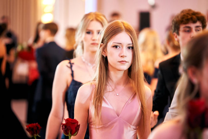 Studniówka siedleckiej Królówki 2026 - walc i polonez