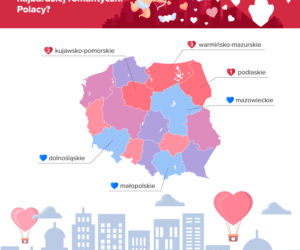 Romantyczna mapa Polski. Gdzie są najromantyczniejsi Polacy?