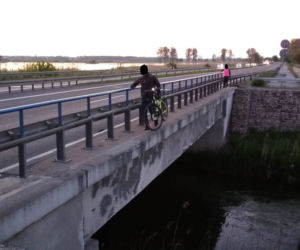Kładka wzdłuż ciągu pieszo-rowerowego Jedlińsk-Wsola