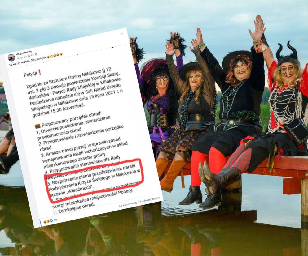 Miłakowo. Akcja Katolicka napisała skargę na grupę Wiedźmuchy. Radni sprawcą, czy artystki są czarownicami