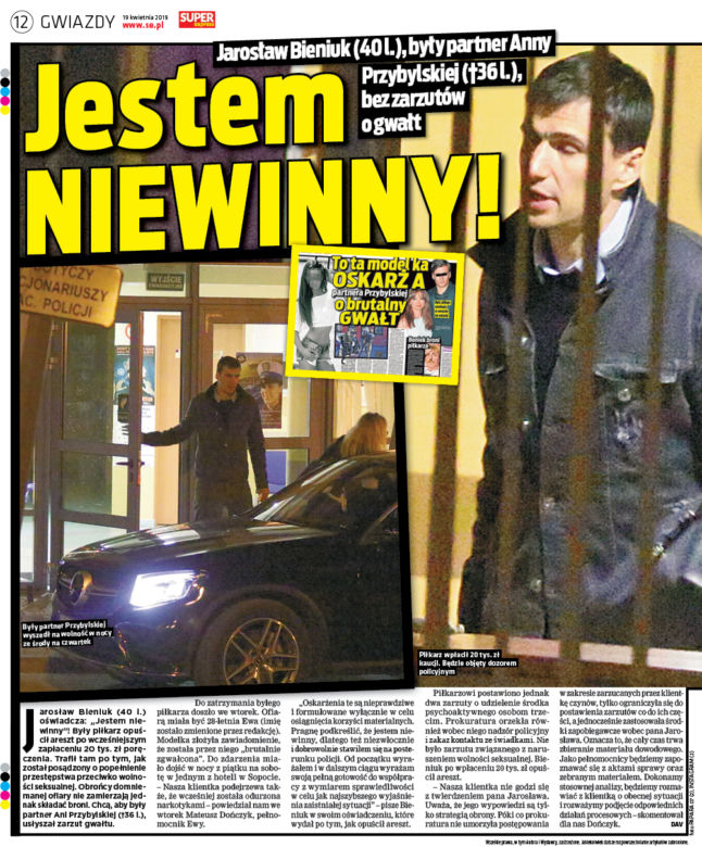 Bieniuk winny ale bez kary