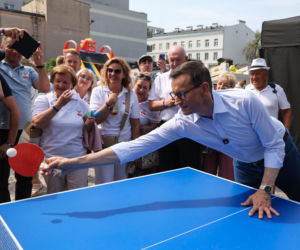 Tak grillował Morawiecki