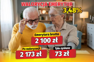 Waloryzacja emerytur