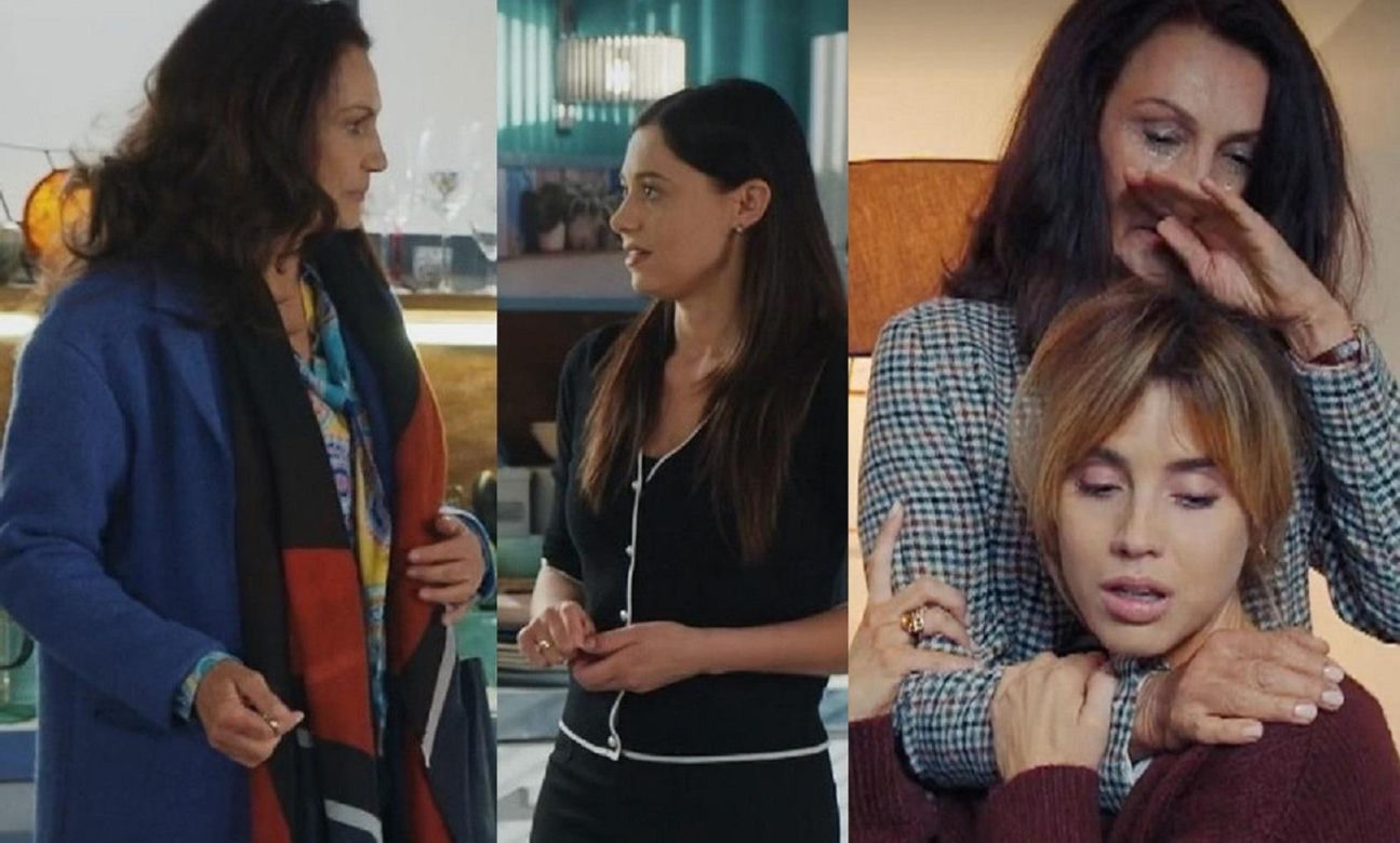 M jak miłość. Aleksandra (Małgorzata Pieńkowska), Iza (Adriana Kalska), Kama (Michalina Sosna)