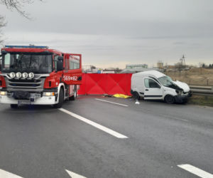 Tragiczny wypadek na S7: TIR zmiótł osobówkę z drogi