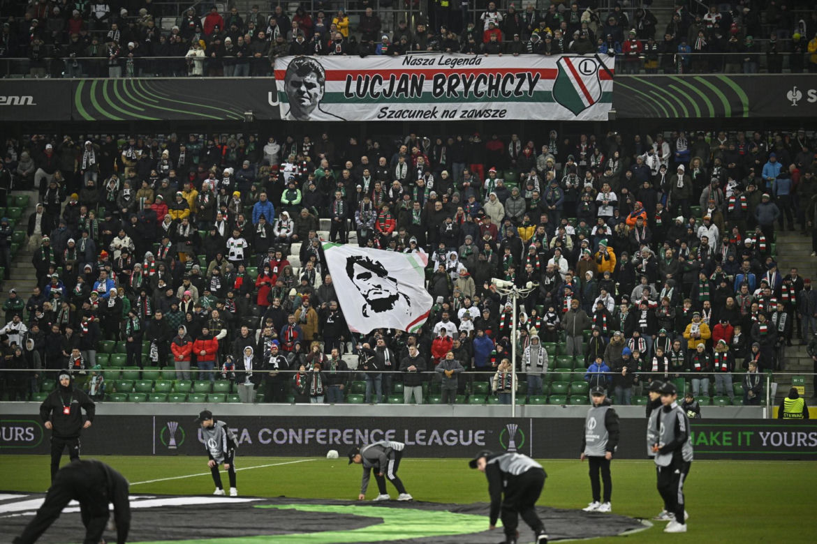Legia - Lugano pożegnanie Brychczego