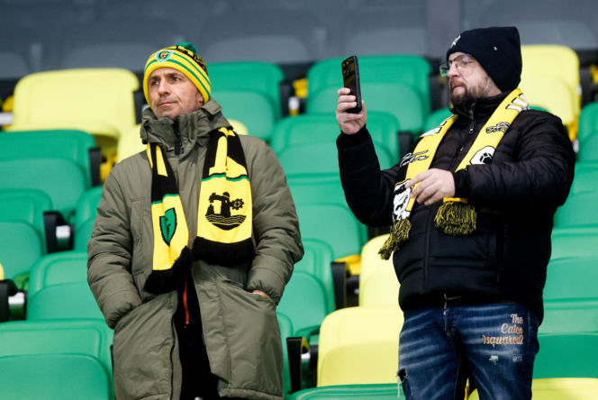 GKS Katowice - Pogoń Szczecin, zdjęcia kibiców i zawodników z meczu 17. kolejki PKO BP Ekstraklasy