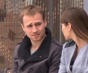 M jak miłość. Janka (Joanna Osyda), Wojtek (Mateusz Janicki)