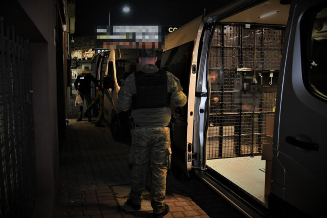 Wielka akcja Straży Granicznej w Śląskiem. Wpadło blisko 40 osób, w tym w Sosnowcu