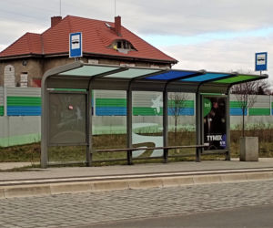Nieużywany przystanek w Szczecinie Zdrojach